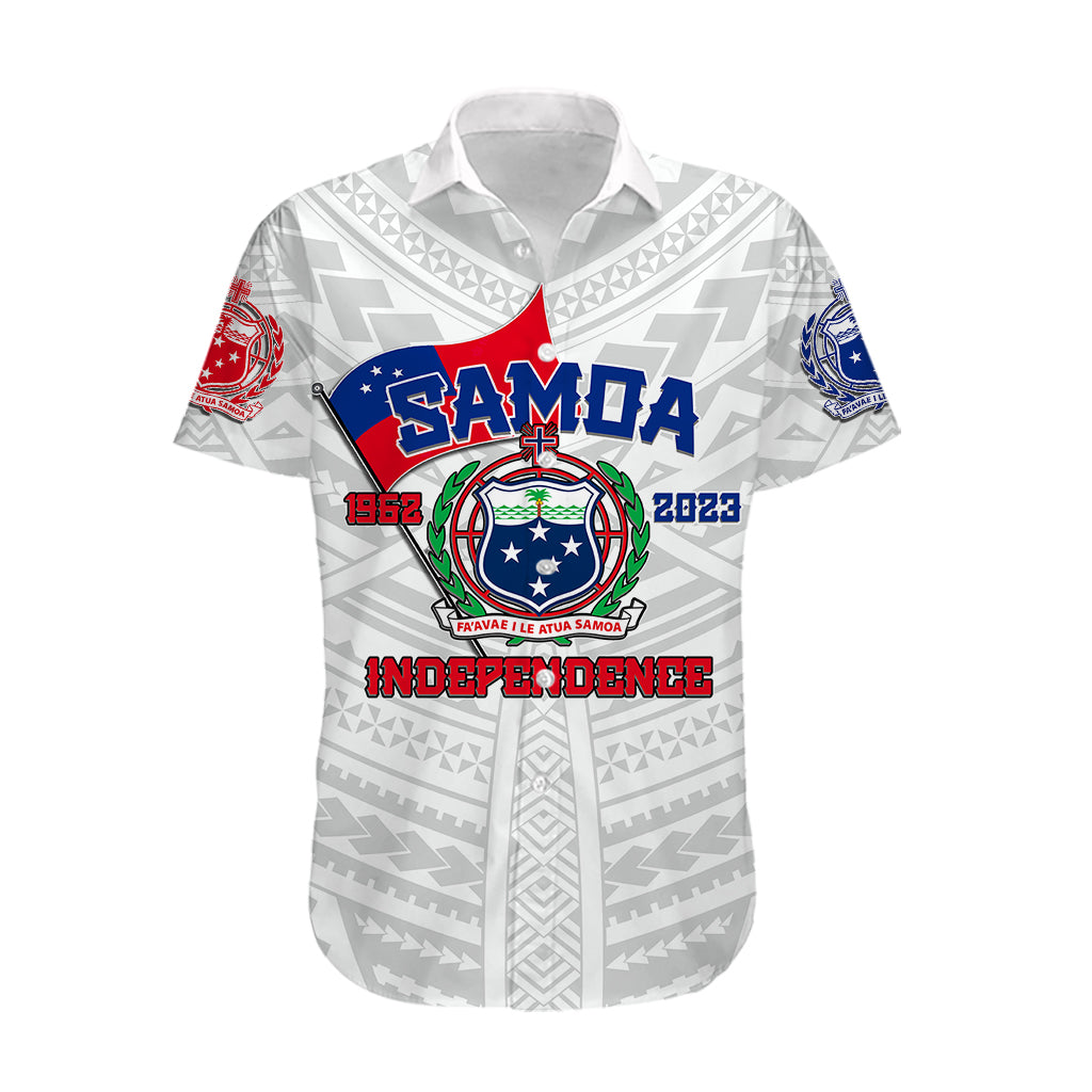 Samoa Independence Hawaiian Shirt 2023 White Style LT6 - Wonder Print Shop
