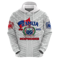 Samoa Independence Hoodie 2023 White Style LT6 - Wonder Print Shop