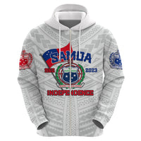 Samoa Independence Hoodie 2023 White Style LT6 - Wonder Print Shop