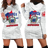 Samoa Independence Hoodie Dress 2023 White Style LT6 - Wonder Print Shop