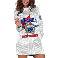 Samoa Independence Hoodie Dress 2023 White Style LT6 - Wonder Print Shop