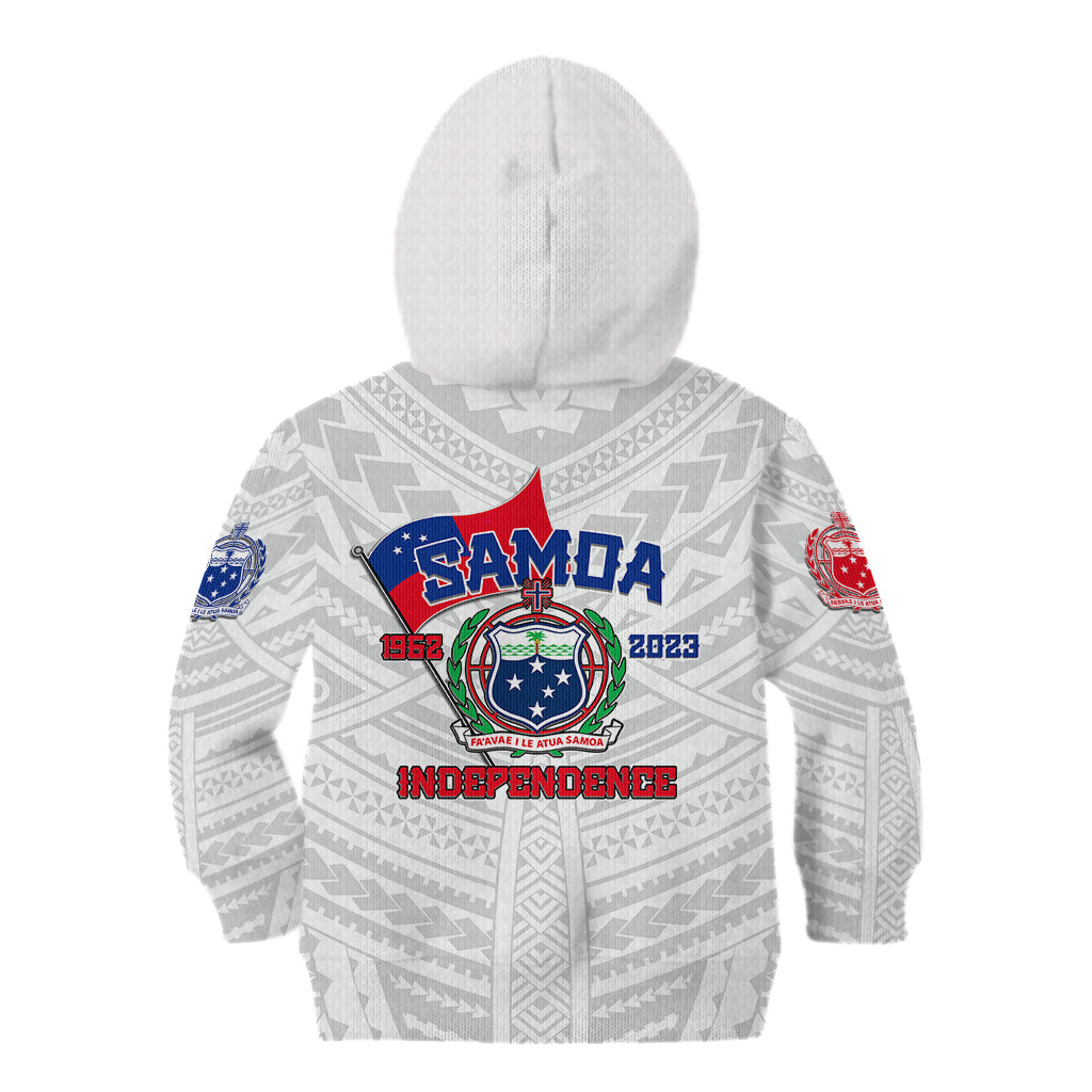 Samoa Independence Kid Hoodie 2023 White Style LT6 - Wonder Print Shop