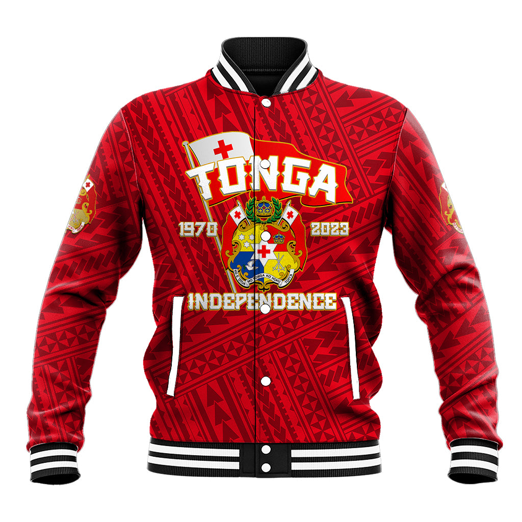 Tonga Independence Baseball Jacket 2023 Red Style LT6 - Wonder Print Shop