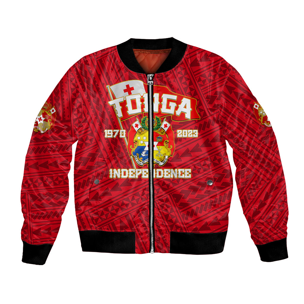 Tonga Independence Bomber Jacket 2023 Red Style LT6 - Wonder Print Shop