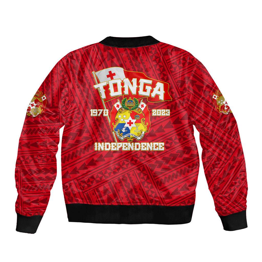 Tonga Independence Bomber Jacket 2023 Red Style LT6 - Wonder Print Shop