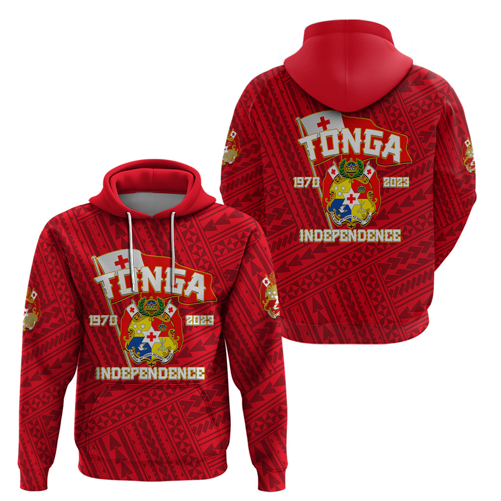 Tonga Independence Hoodie 2023 Red Style LT6 - Wonder Print Shop