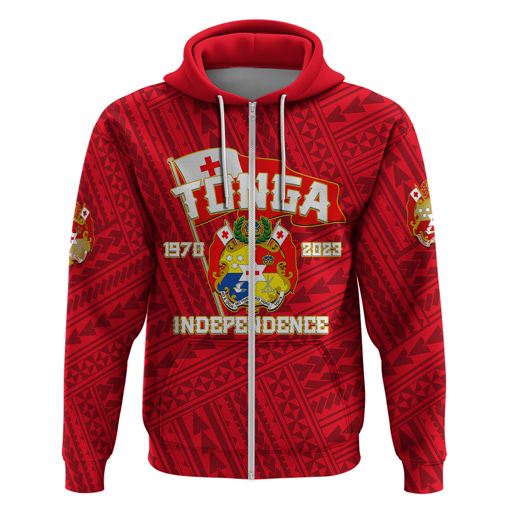 Tonga Independence Hoodie 2023 Red Style LT6 - Wonder Print Shop