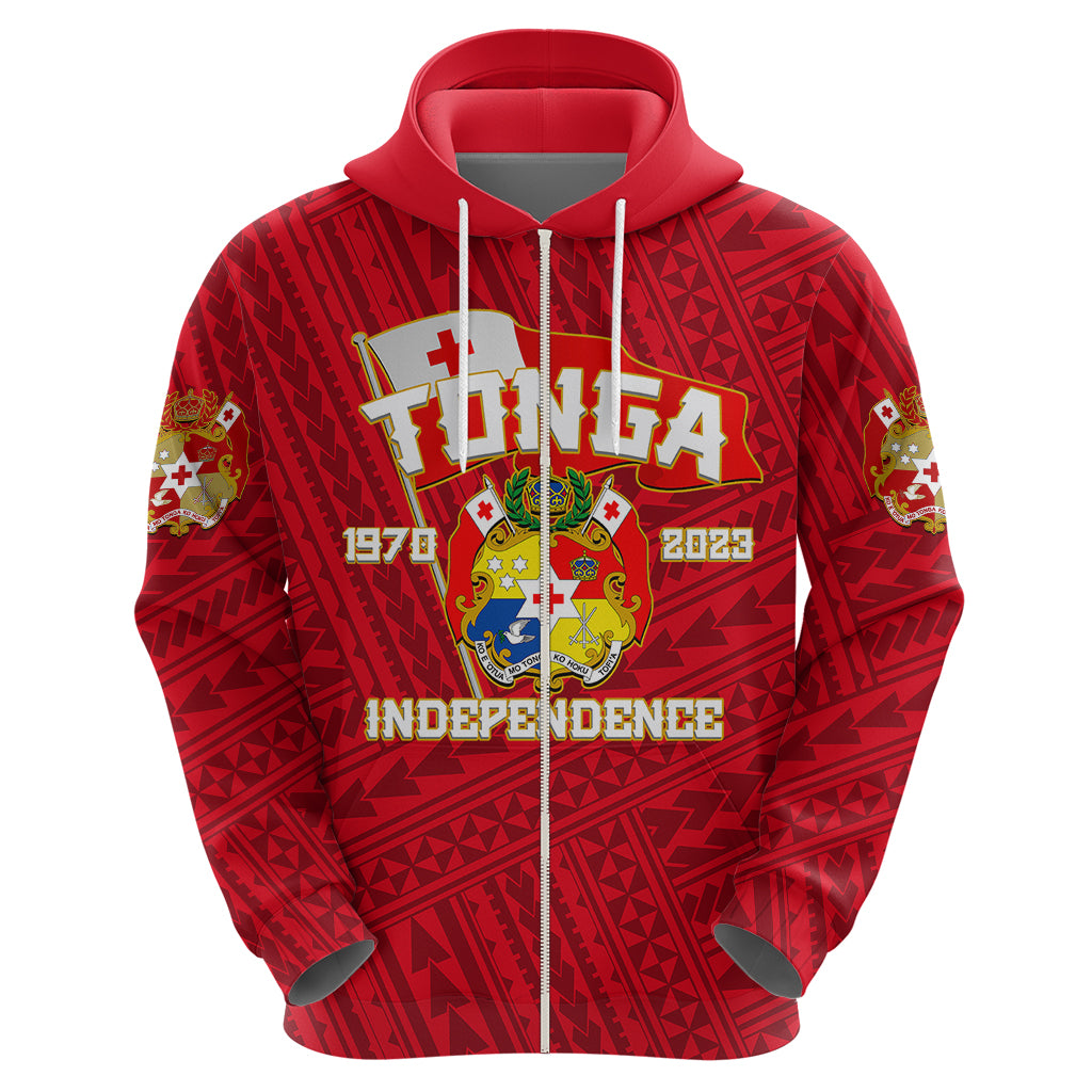 Tonga Independence Hoodie 2023 Red Style LT6 - Wonder Print Shop
