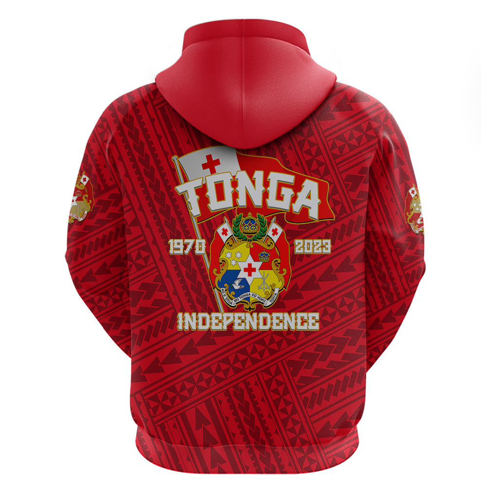 Tonga Independence Hoodie 2023 Red Style LT6 - Wonder Print Shop