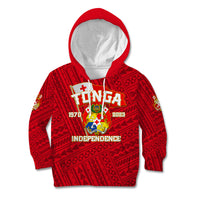 Tonga Independence Kid Hoodie 2023 Red Style LT6 - Wonder Print Shop