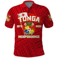 Tonga Independence Polo Shirt 2023 Red Style LT6 - Wonder Print Shop