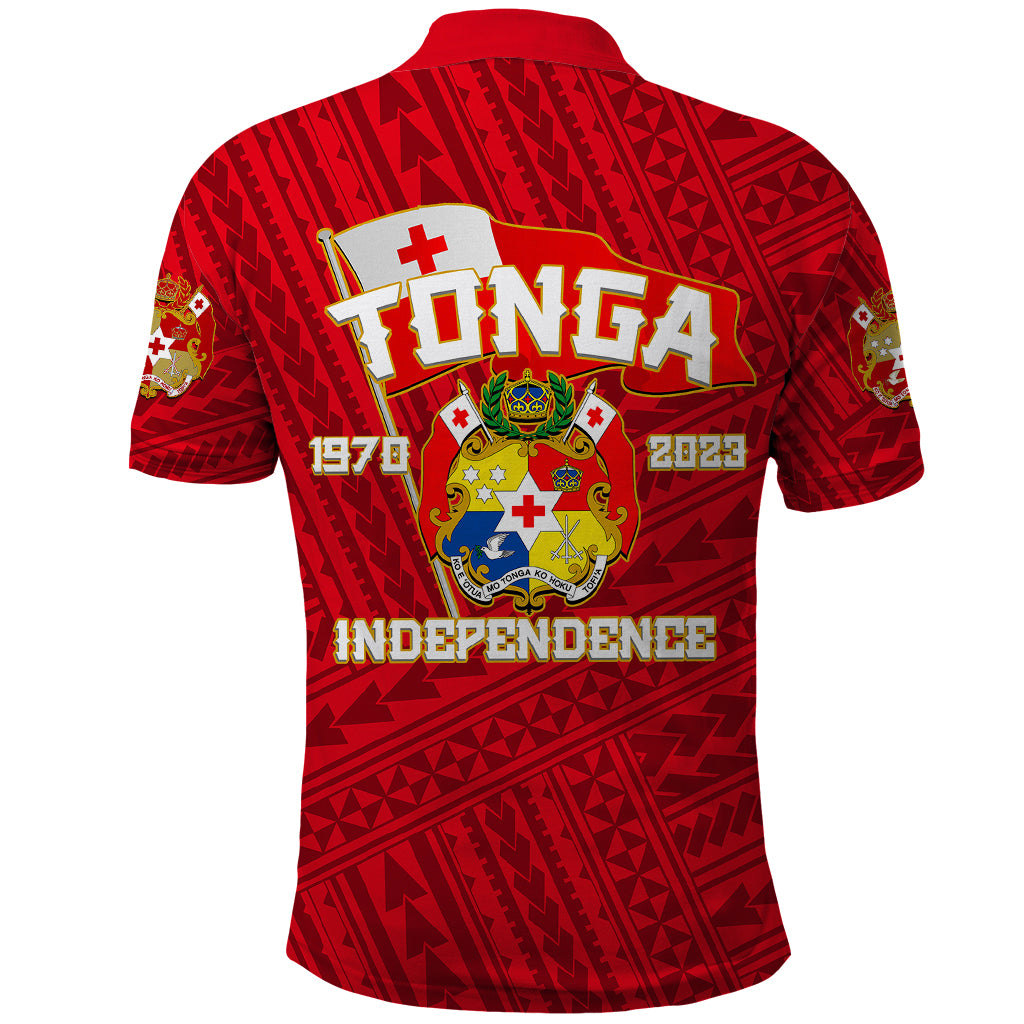 Tonga Independence Polo Shirt 2023 Red Style LT6 - Wonder Print Shop