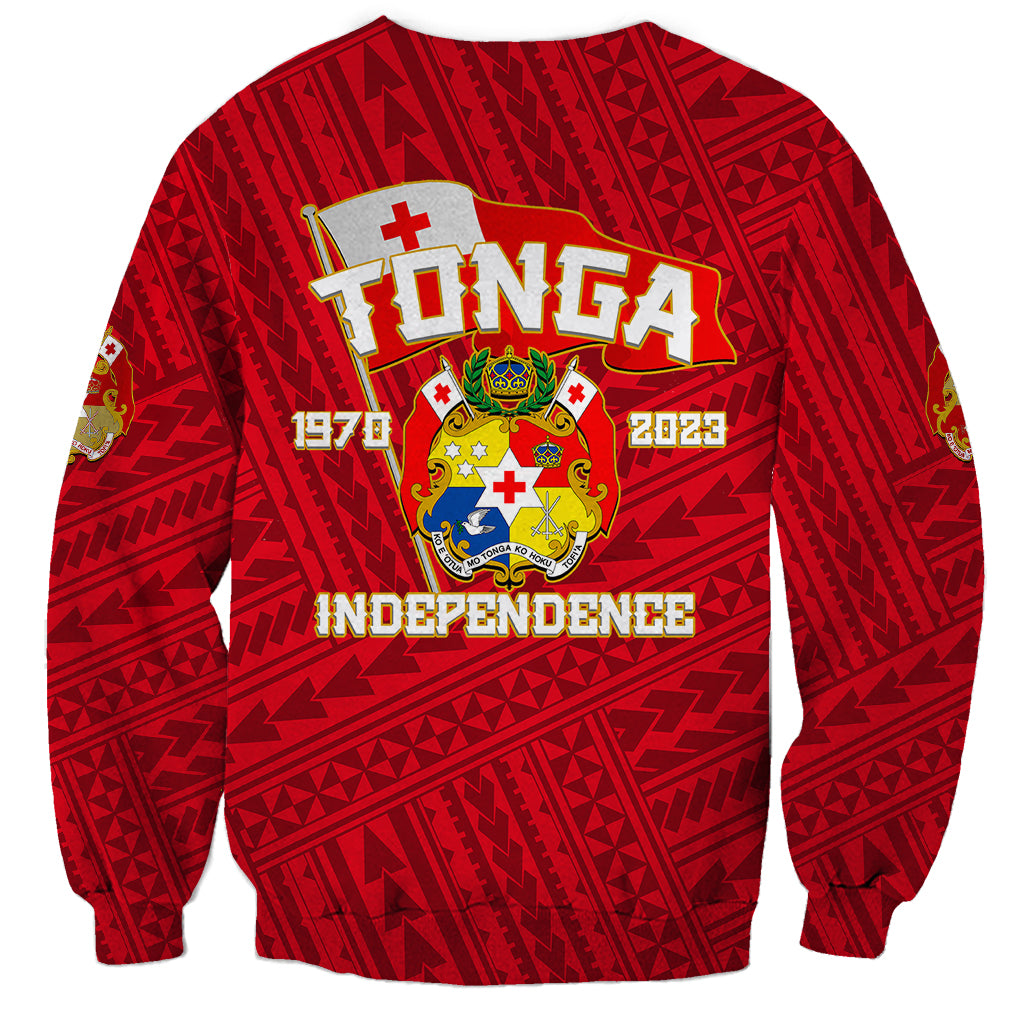 Tonga Independence Sweatshirt 2023 Red Style LT6 - Wonder Print Shop