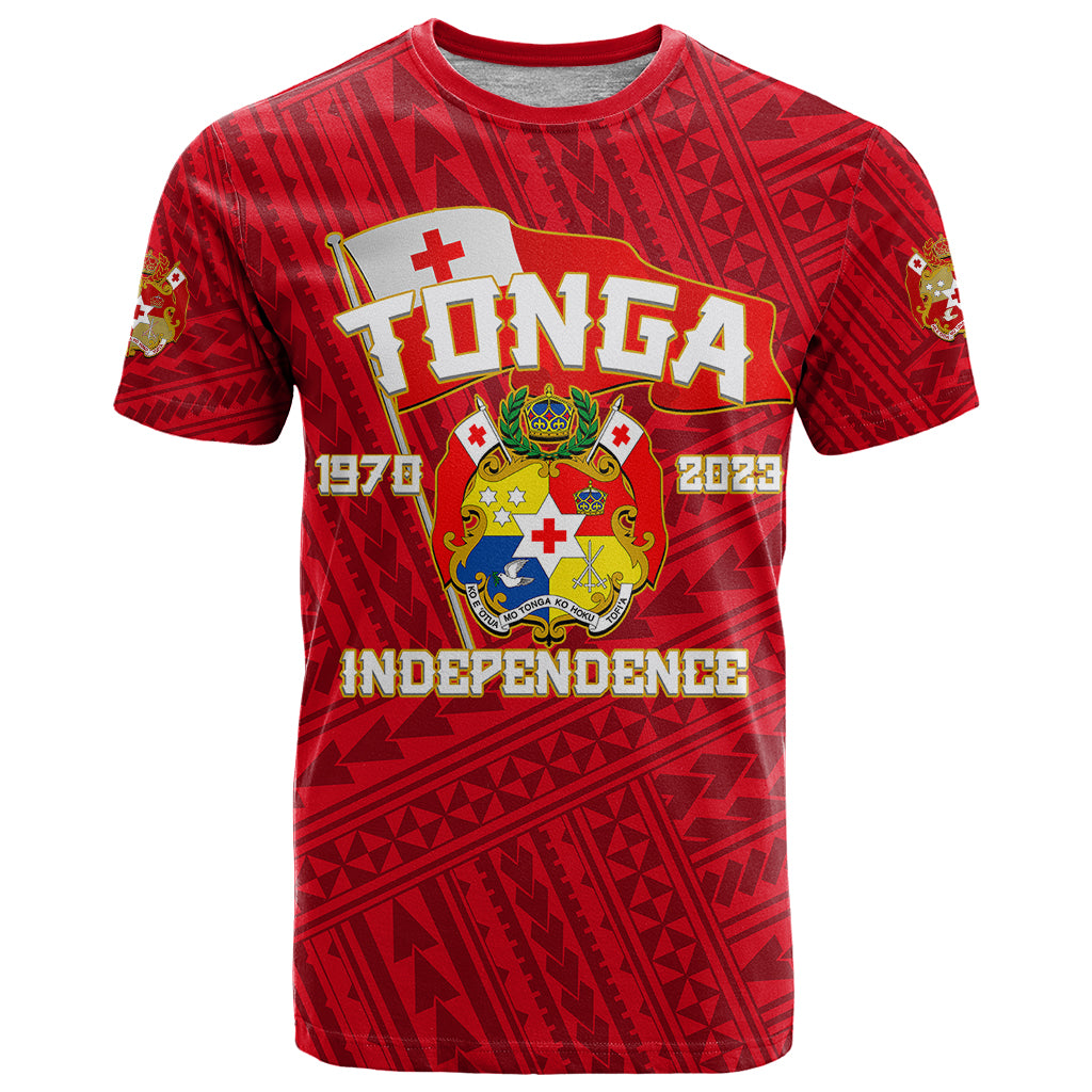 Tonga Independence T Shirt 2023 Red Style LT6 - Wonder Print Shop