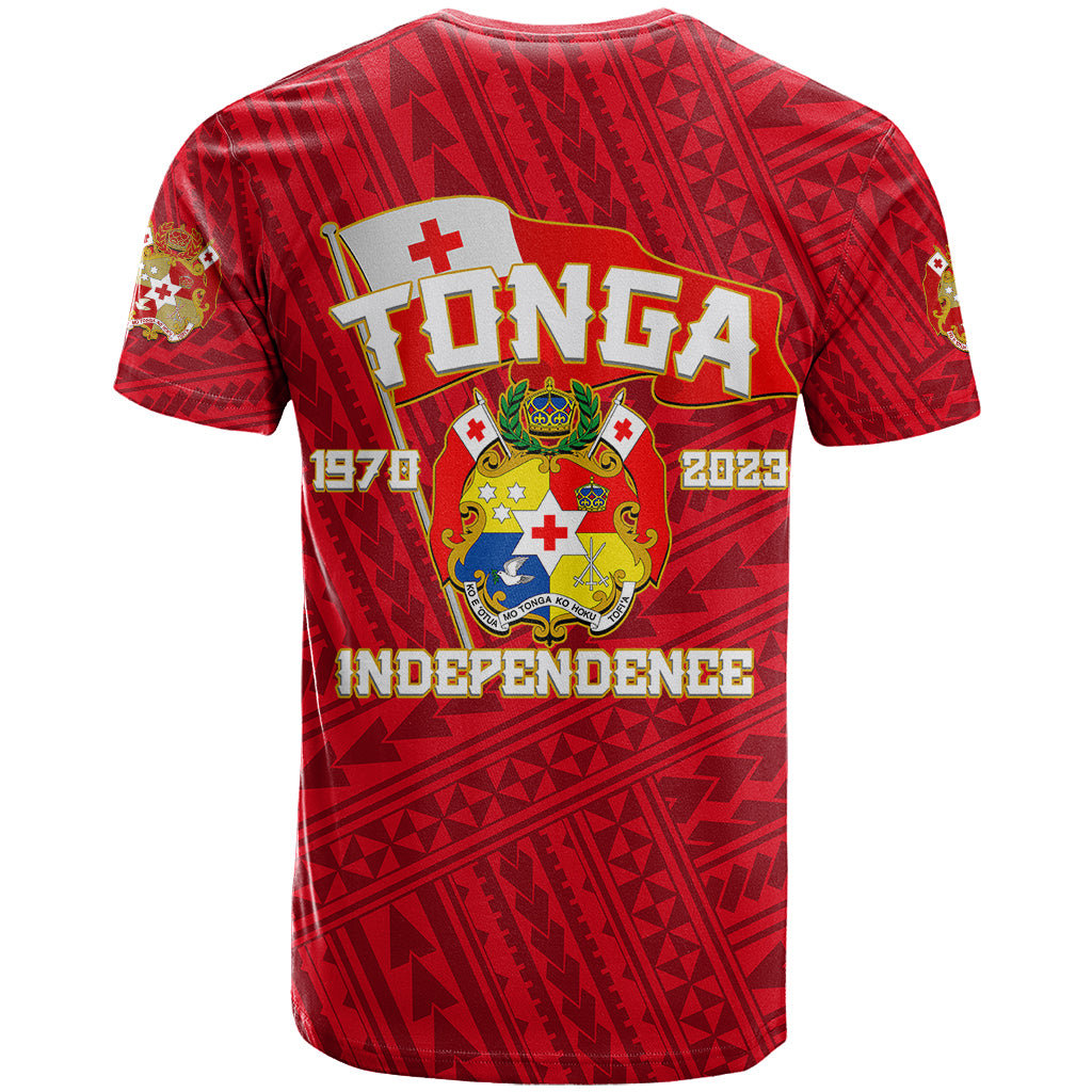Tonga Independence T Shirt 2023 Red Style LT6 - Wonder Print Shop