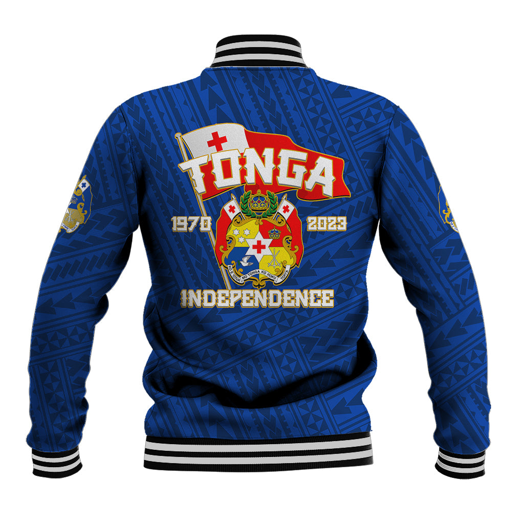 Tonga Independence Baseball Jacket 2023 Blue Style LT6 - Wonder Print Shop