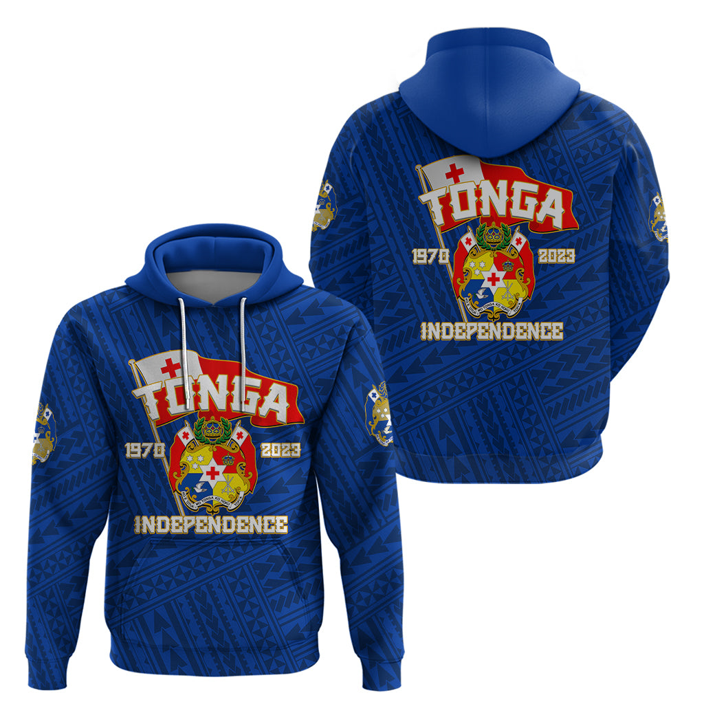 Tonga Independence Hoodie 2023 Blue Style LT6 - Wonder Print Shop