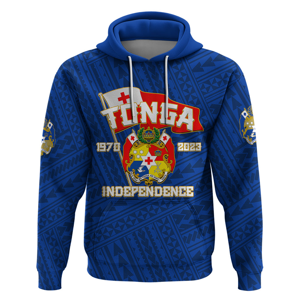 Tonga Independence Hoodie 2023 Blue Style LT6 - Wonder Print Shop