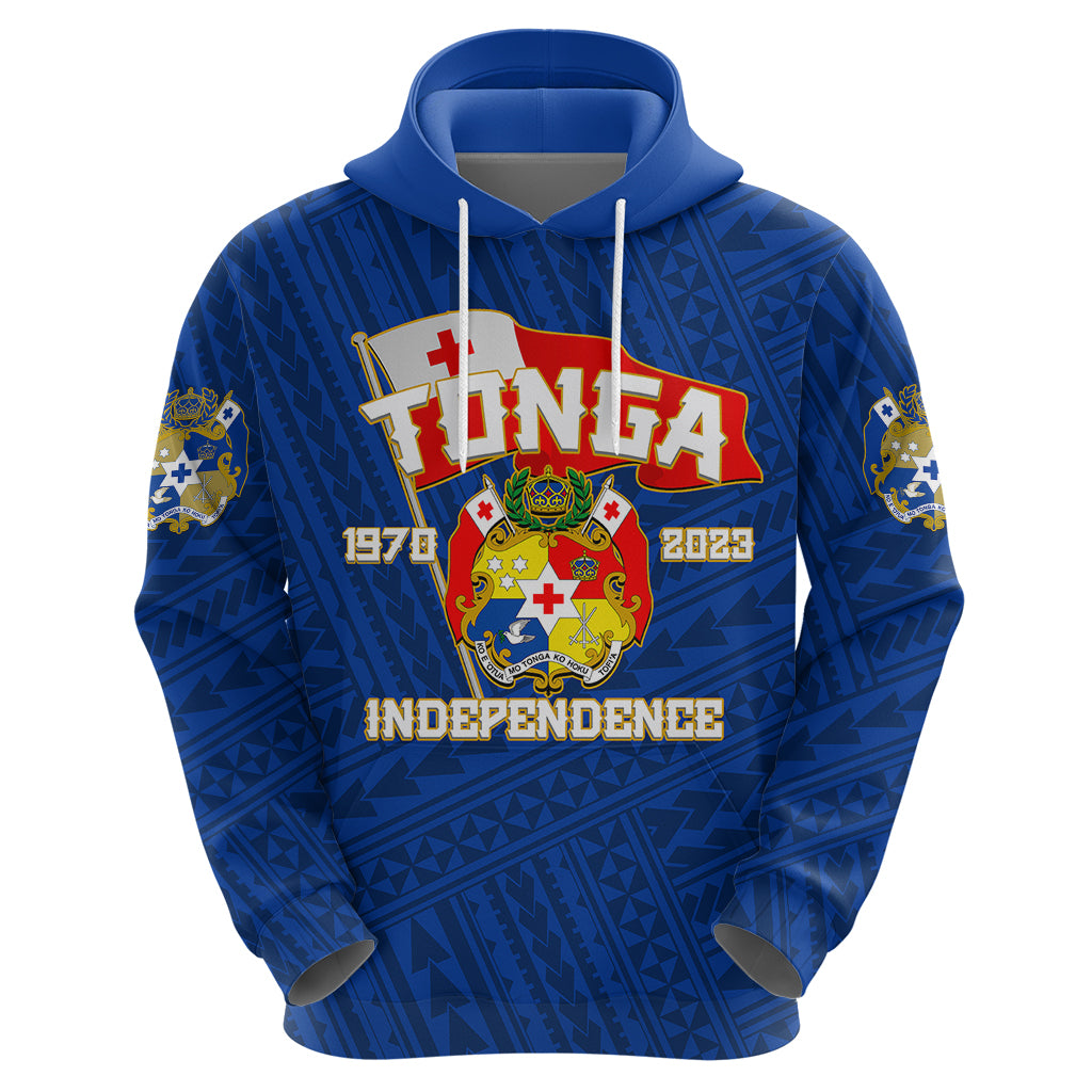 Tonga Independence Hoodie 2023 Blue Style LT6 - Wonder Print Shop