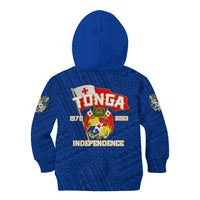 Tonga Independence Kid Hoodie 2023 Blue Style LT6 - Wonder Print Shop
