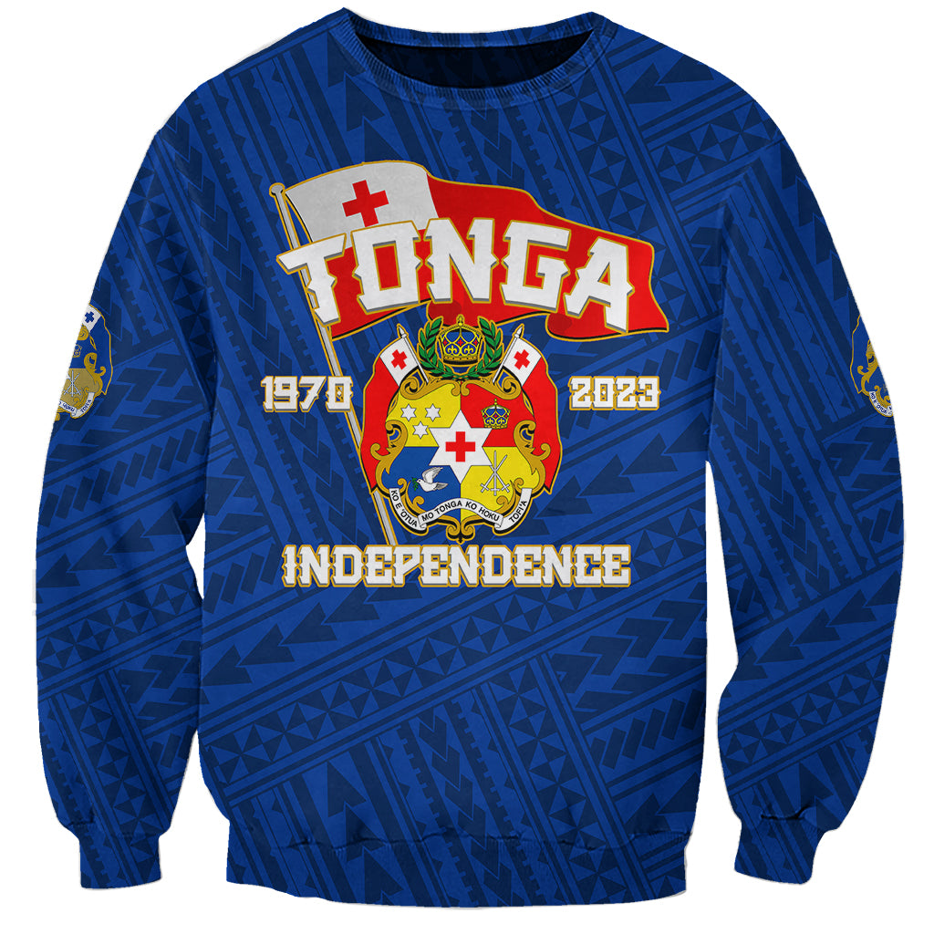 Tonga Independence Sweatshirt 2023 Blue Style LT6 - Wonder Print Shop