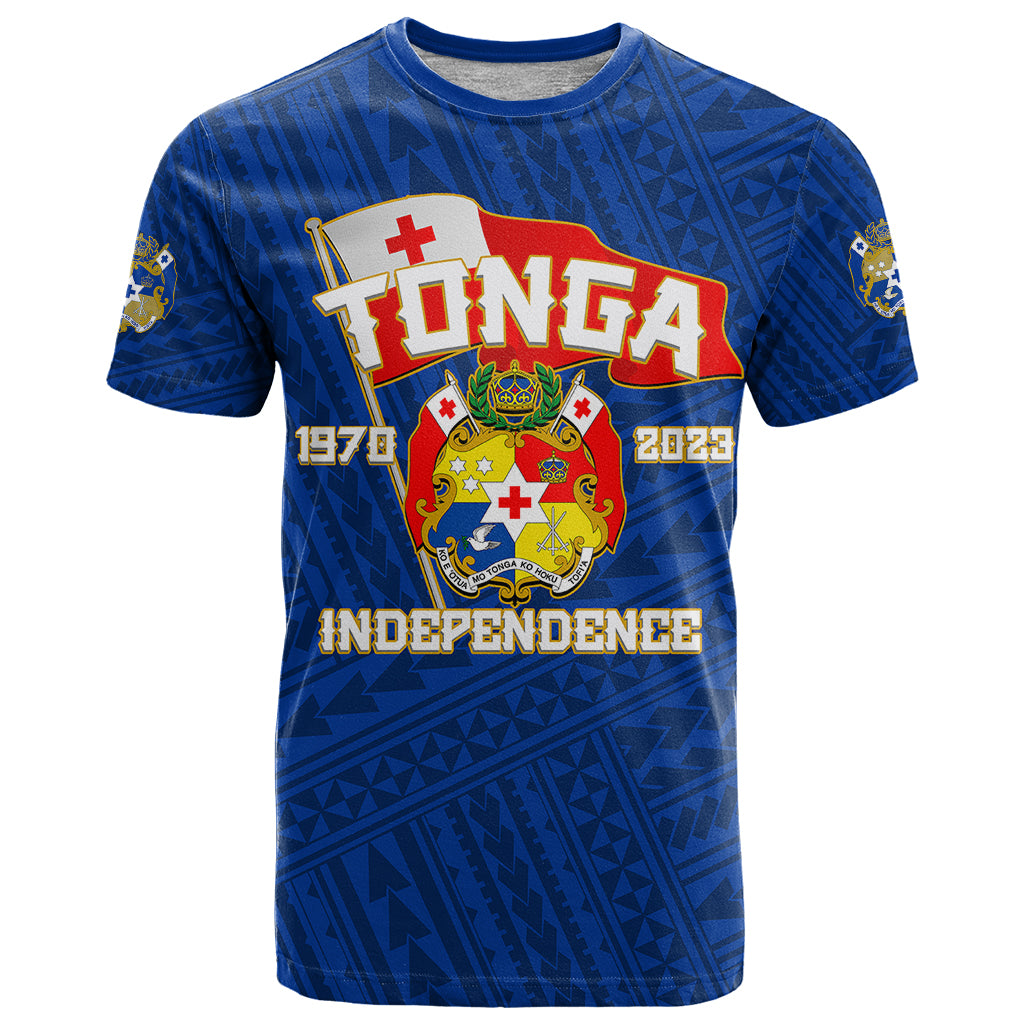 Tonga Independence T Shirt 2023 Blue Style LT6 - Wonder Print Shop