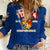 Tonga Independence Women Casual Shirt 2023 Blue Style LT6 - Wonder Print Shop