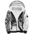 (Custom Personalised) Haiti Sherpa Hoodie Polynesian Neg Maron White Style LT6 - Wonder Print Shop