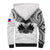 (Custom Personalised) Haiti Sherpa Hoodie Polynesian Neg Maron White Style LT6 - Wonder Print Shop