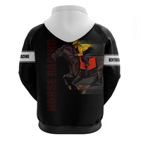 Kentucky Horse Racing Hoodie Sporty Style Black LT6 - Wonder Print Shop
