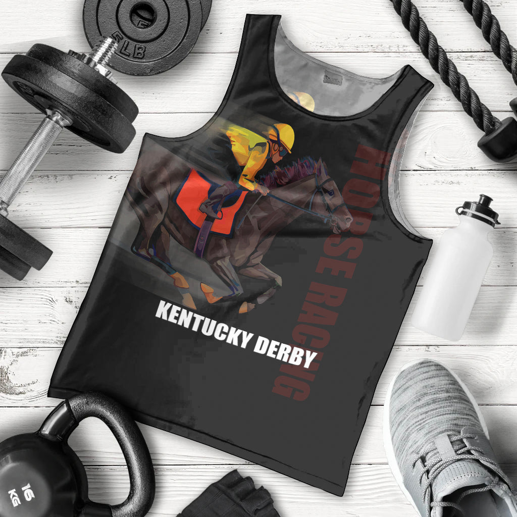 kentucky-derby-horse-racing-men-tank-top-sporty-style-black