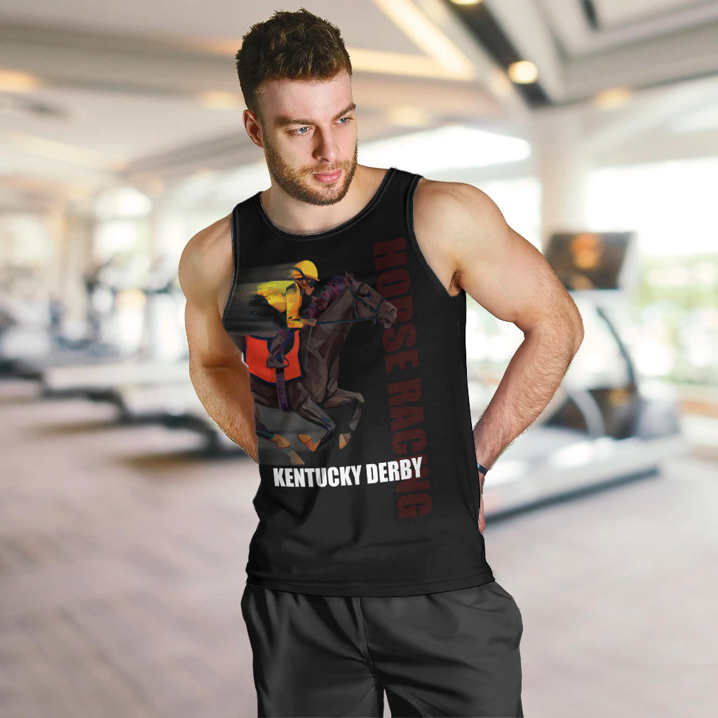 kentucky-derby-horse-racing-men-tank-top-sporty-style-black