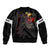 Kentucky Horse Racing Sleeve Zip Bomber Jacket Sporty Style Black LT6 - Wonder Print Shop