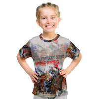 Horse Racing Kid T Shirt Art Style LT6 - Wonder Print Shop