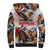 Horse Racing Sherpa Hoodie Art Style LT6 - Wonder Print Shop