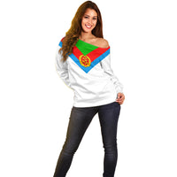 Eritrea Day Off Shoulder Sweater Simple LT6 - Wonder Print Shop