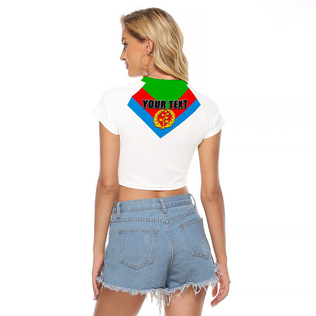 Eritrea Day Raglan Cropped T Shirt Simple LT6 - Wonder Print Shop