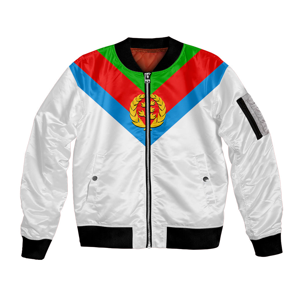 Eritrea Day Sleeve Zip Bomber Jacket Simple LT6 - Wonder Print Shop