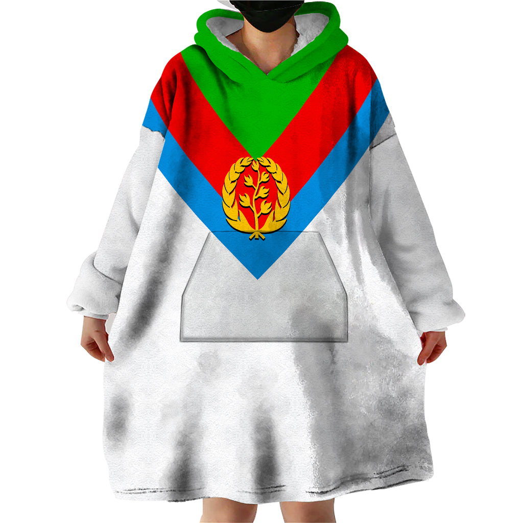 Eritrea Day Wearable Blanket Hoodie Simple LT6 - Wonder Print Shop