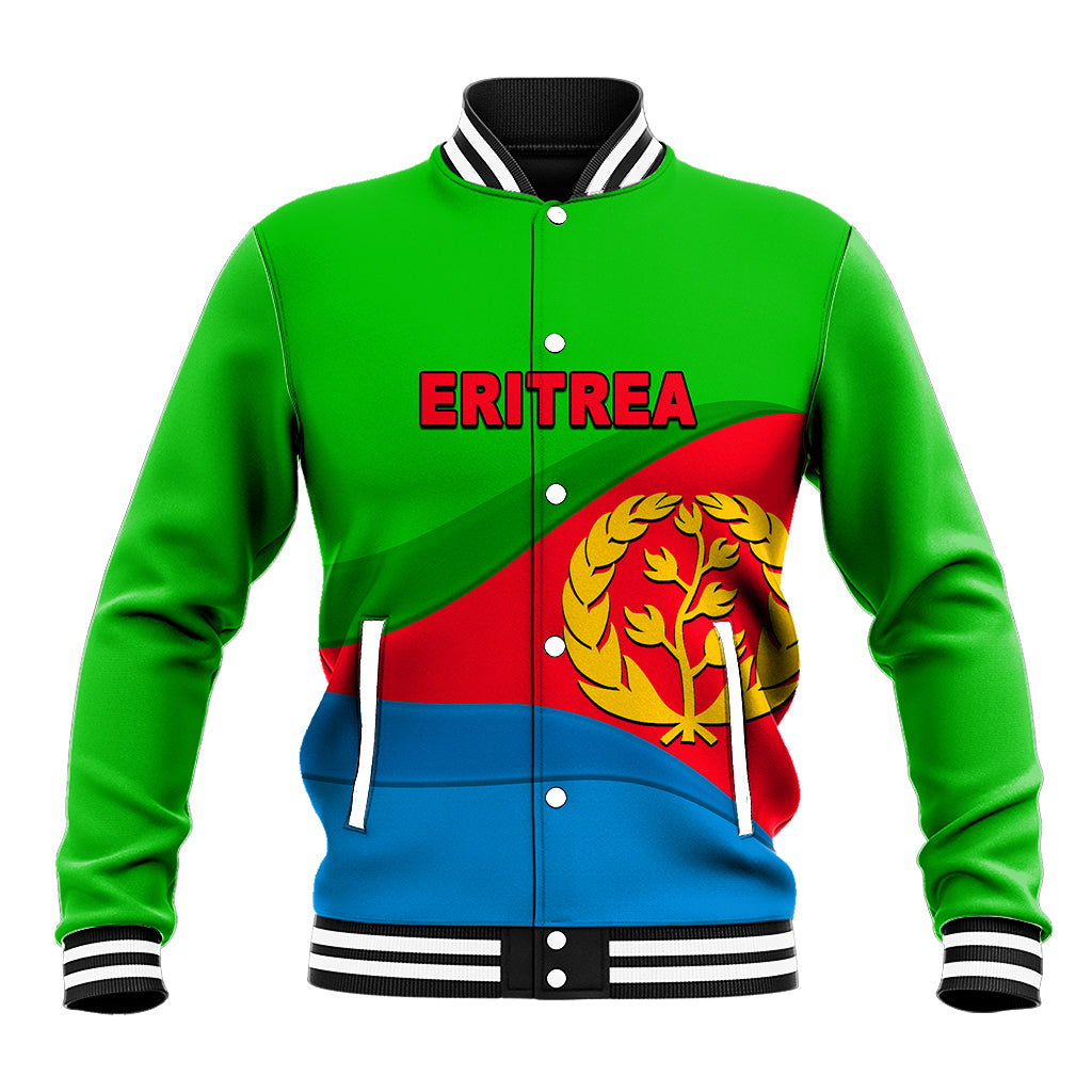 Eritrea Day Baseball Jacket Simple Flag LT6 - Wonder Print Shop