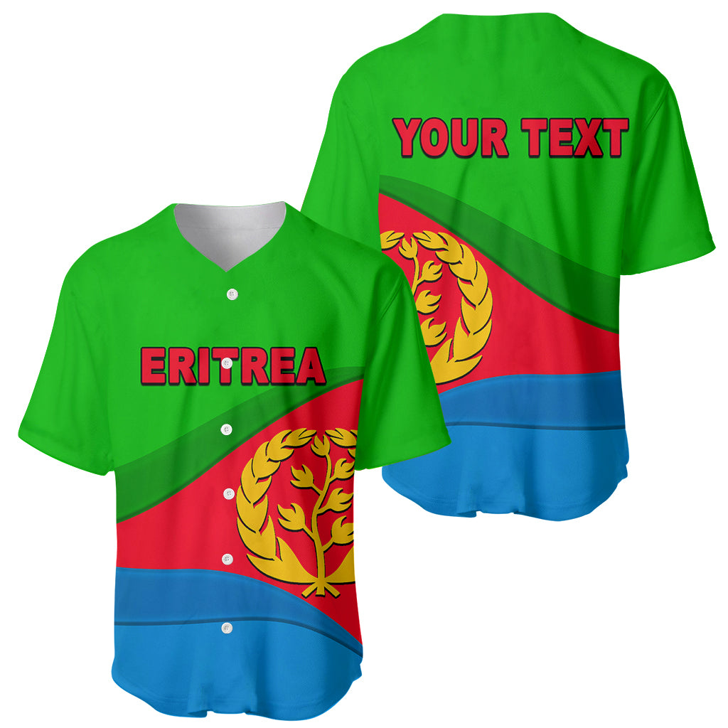 Eritrea Day Baseball Jersey Simple Flag LT6 - Wonder Print Shop