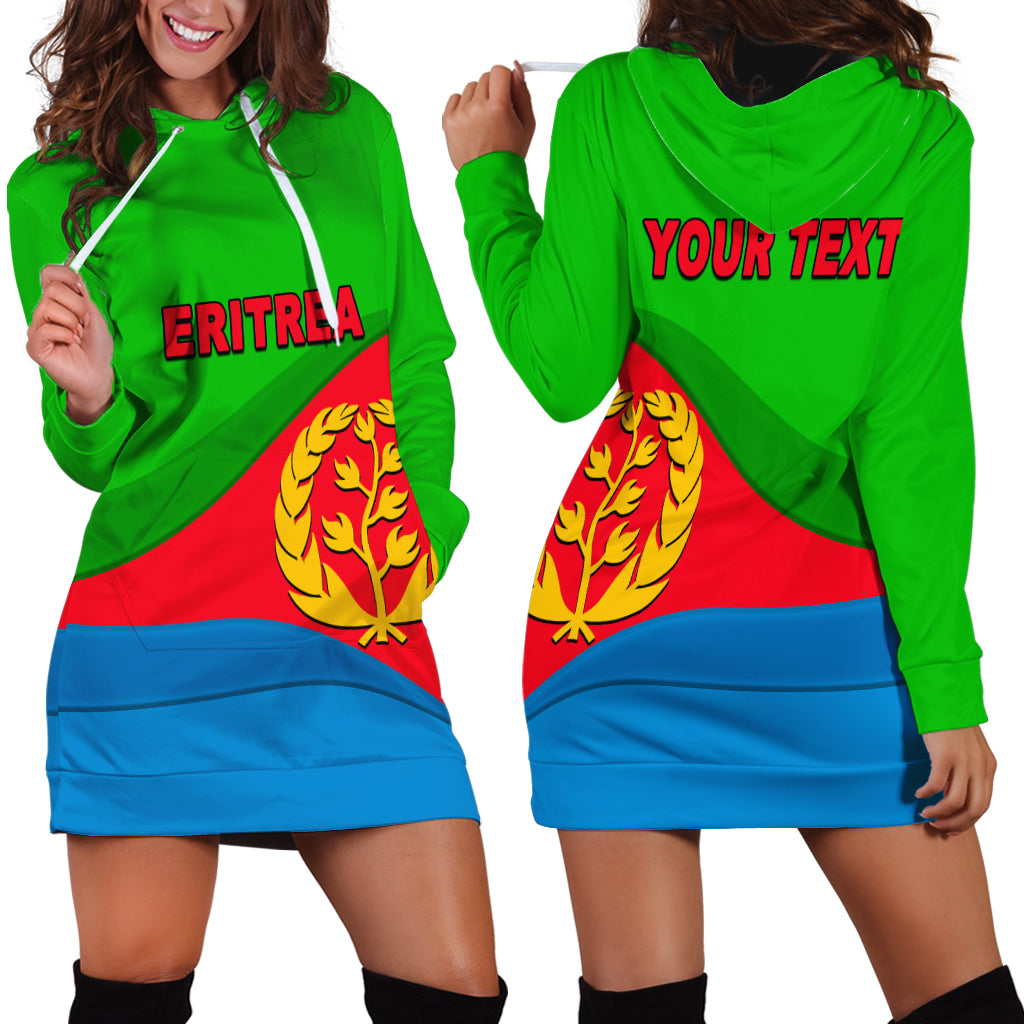 Eritrea Day Hoodie Dress Simple Flag LT6 - Wonder Print Shop