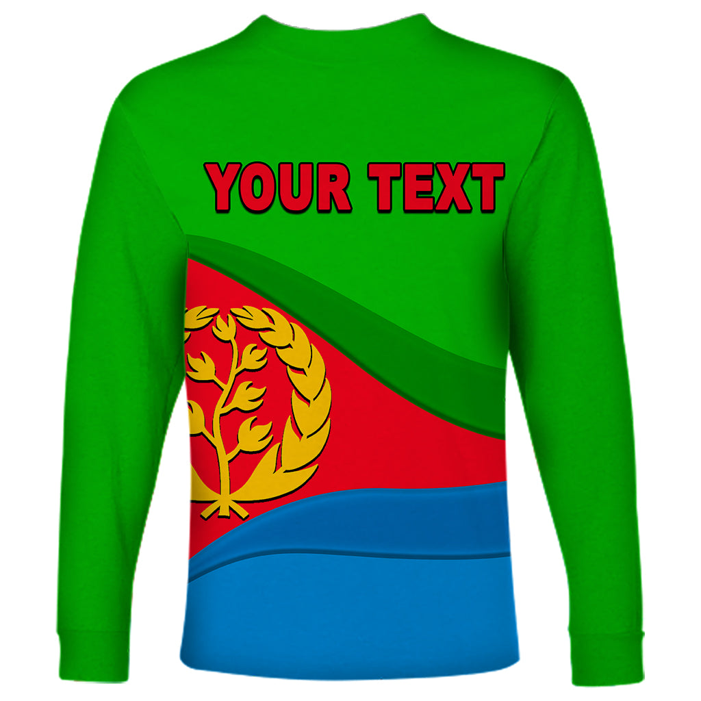 Eritrea Day Long Sleeve Shirt Simple Flag LT6 - Wonder Print Shop