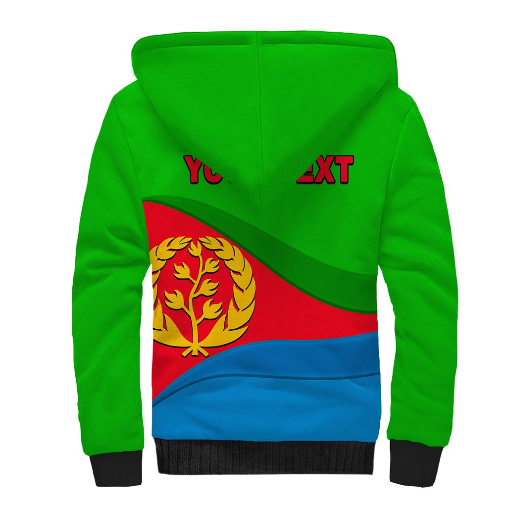 Eritrea Day Sherpa Hoodie Simple Flag LT6 - Wonder Print Shop
