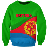 Eritrea Day Sweatshirt Simple Flag LT6 - Wonder Print Shop