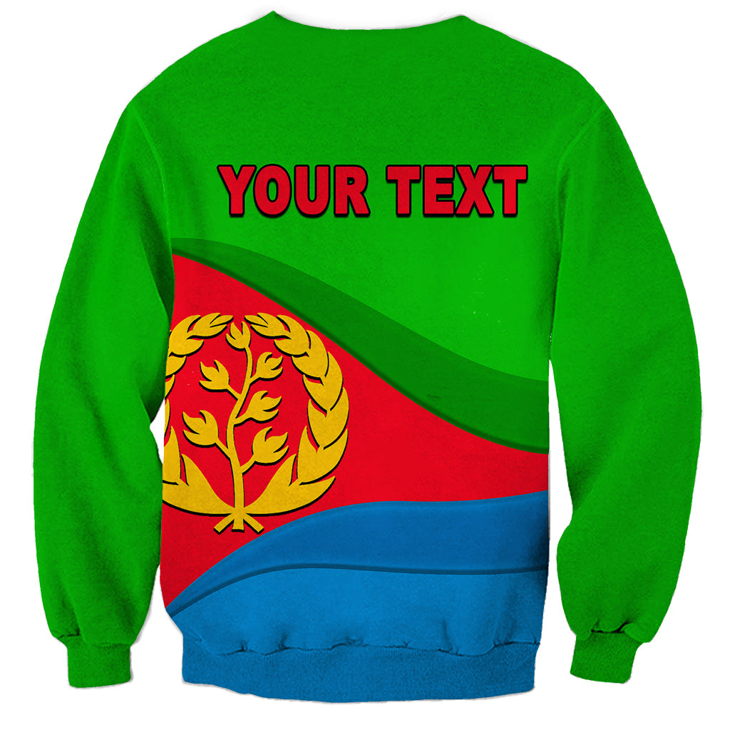 Eritrea Day Sweatshirt Simple Flag LT6 - Wonder Print Shop
