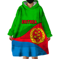Eritrea Day Wearable Blanket Hoodie Simple Flag LT6 - Wonder Print Shop