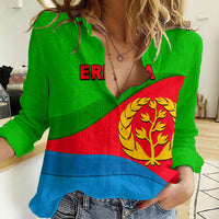 Eritrea Day Women Casual Shirt Simple Flag LT6 - Wonder Print Shop