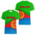 Eritrea Day Women V Neck T Shirt Simple Flag LT6 - Wonder Print Shop