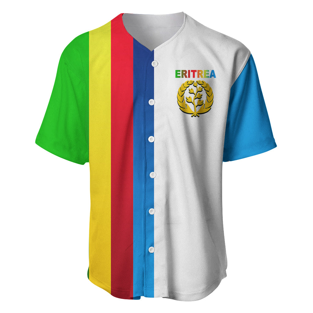 Eritrea Day Baseball Jersey Flag Color LT6 - Wonder Print Shop